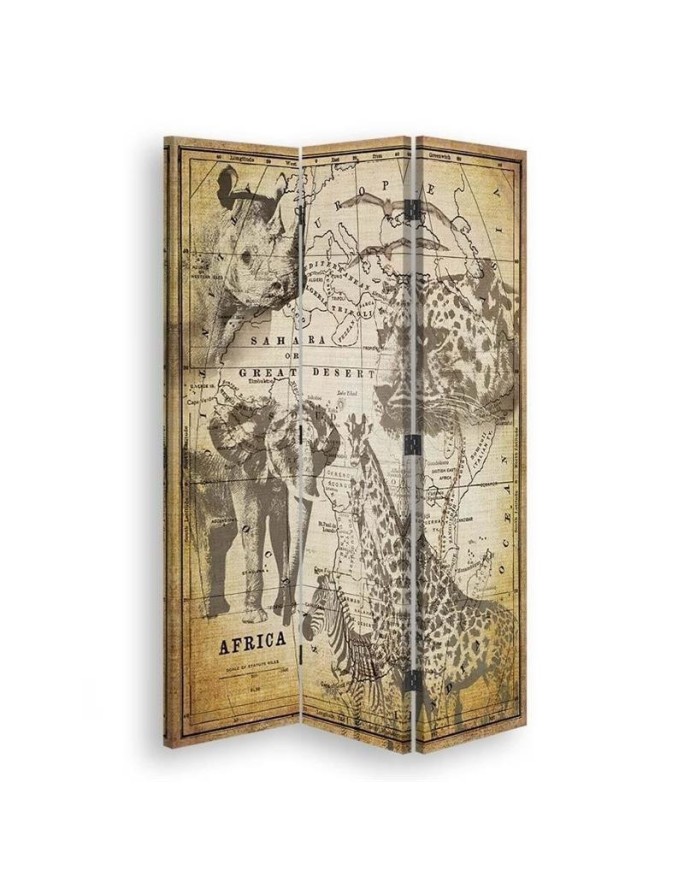 Rotating screen - Old map and animals | FEEBY