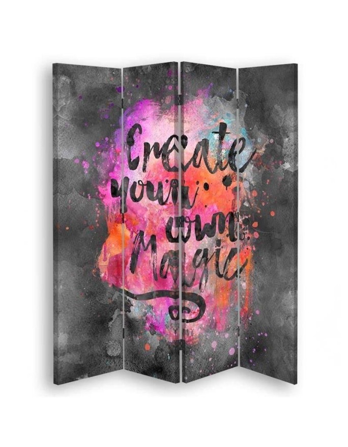 Room divider - Watercolour inscription | FEEBY