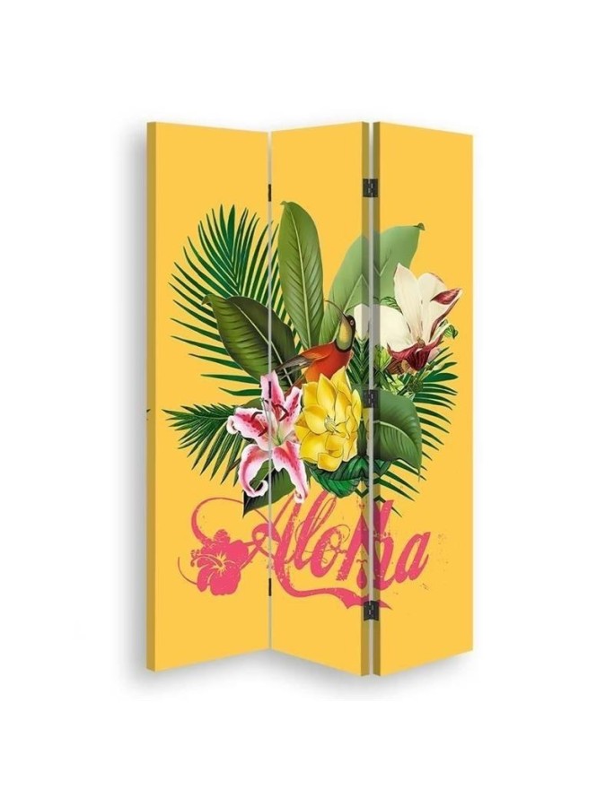 Swivel screen - Aloha on yellow background | FEEBY