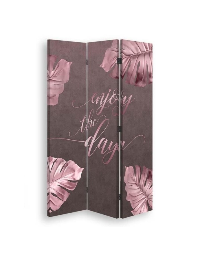 Rotating screen - Lettering among pink leaves | FEEBY