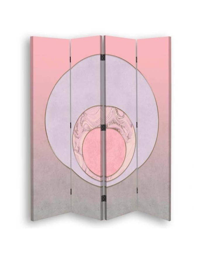 Room Divider Pink circles -...