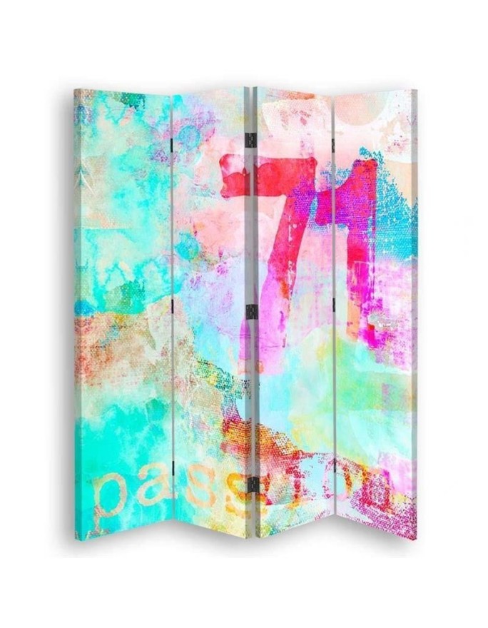 Modern living room divider - Number 71 on coloured background | FEEBY