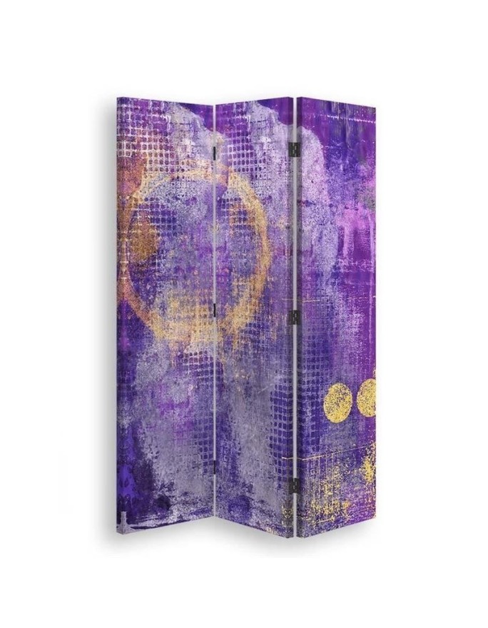 Modern screen - Purple and gold patterns | FEEBY