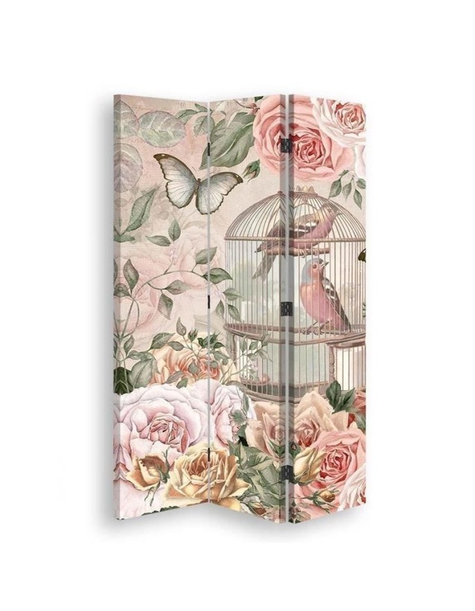 Double-sided screen - Cage in flowers | FEEBY