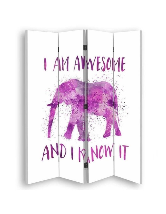 Room divider - Inscription and elephant character | FEEBY