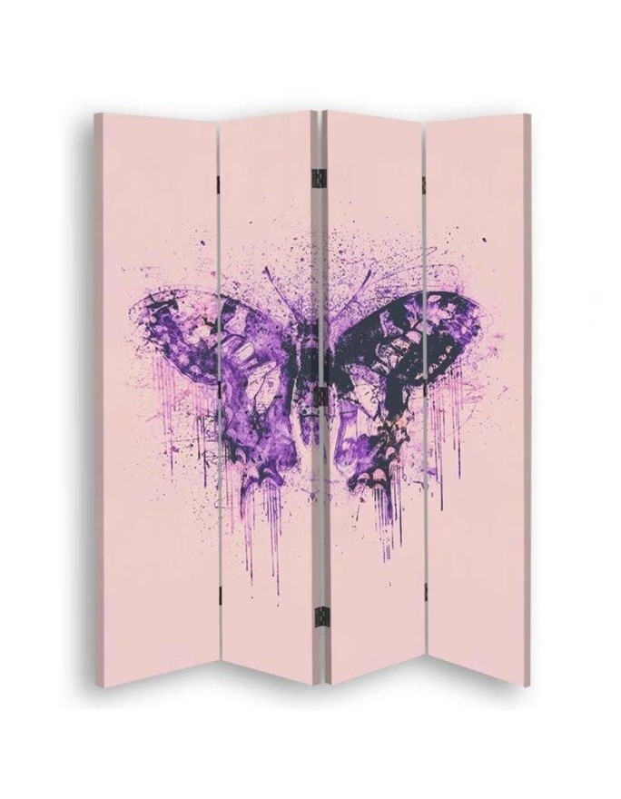 Decorative screen - Purple butterfly | FEEBY