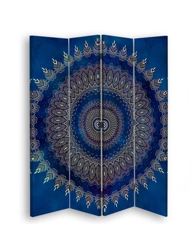 Practical room divider - Blue mandala | FEEBY