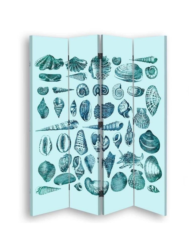 room divider - Blue little seashells | FEEBY