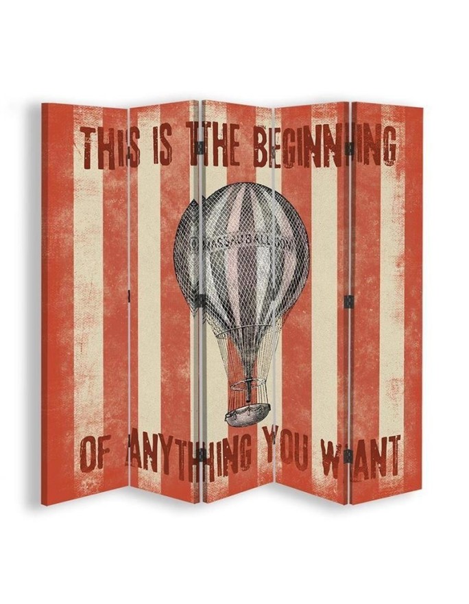 Practical room divider - Balloon on orange background | FEEBY