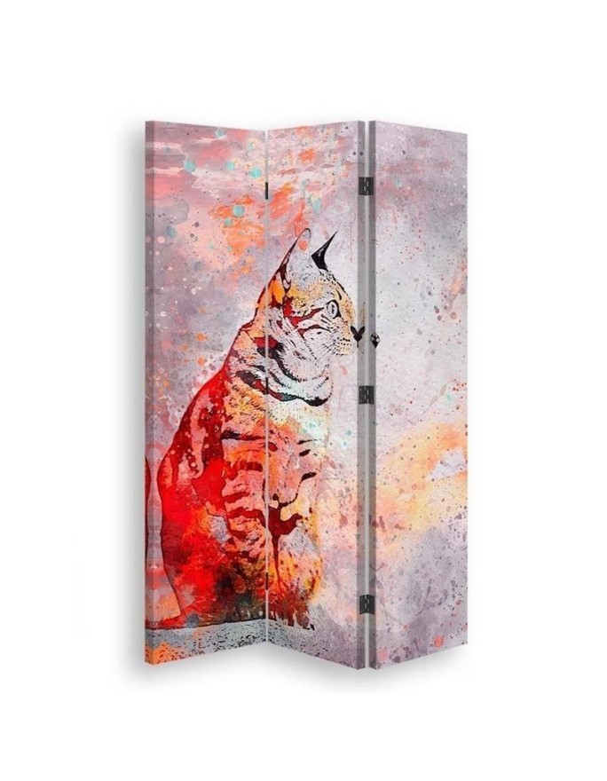 Modern screen - Watercolour lynx | FEEBY