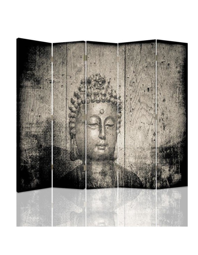 room divider - Buddha image in grey | FEEBY