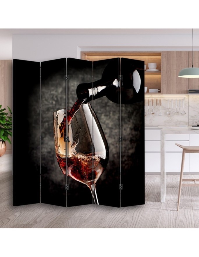Decorative kitchen screen - Aroma of red wine | FEEBY