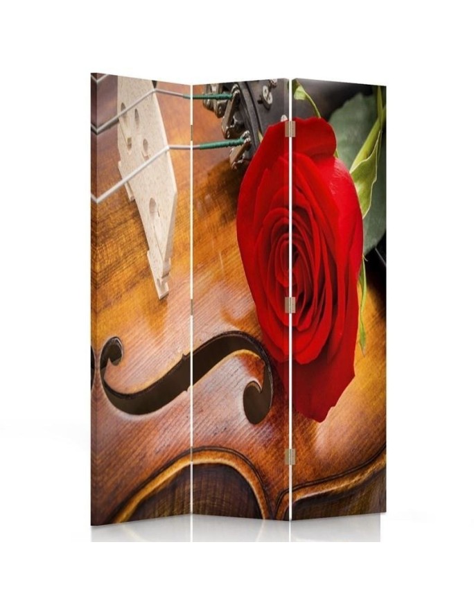 Room Divider Rose on a violin