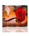 Decorative screen - Rose on violin | FEEBY