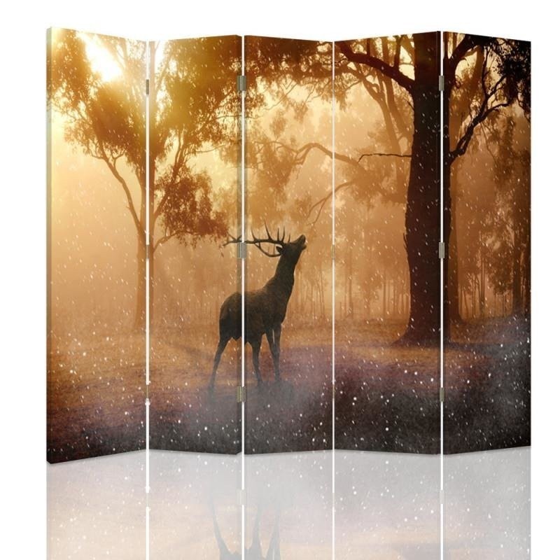Multipart room divider - Deer on the roar | FEEBY