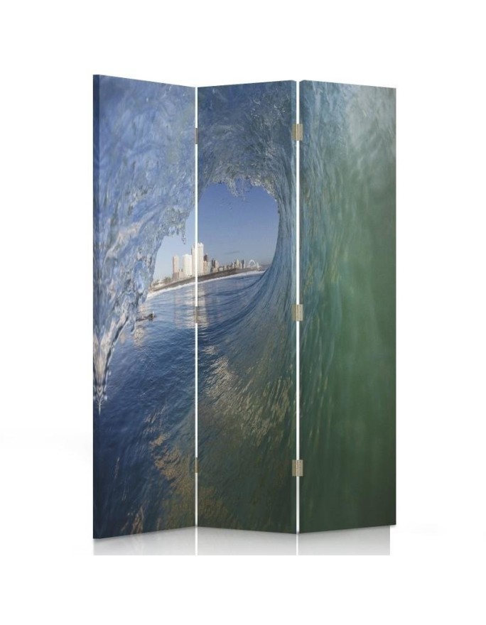 Living room divider - Wave with city view | FEEBY