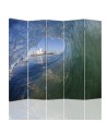 Living room divider - Wave with city view | FEEBY