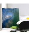 Living room divider - Wave with city view | FEEBY