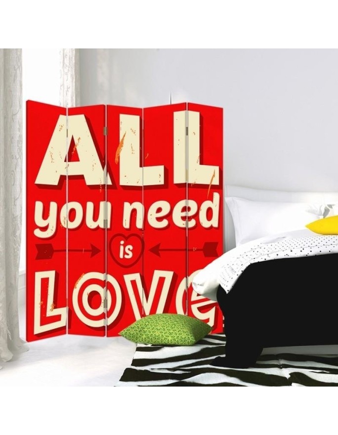 room divider - All you need is love | FEEBY