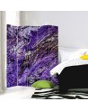Bedroom divider - Rushing water in purple | FEEBY