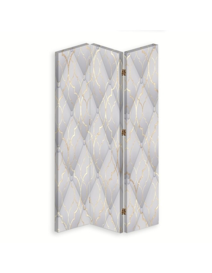 Modern room divider - Moroccan clover in grey | FEEBY