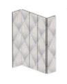 Modern room divider - Moroccan clover in grey | FEEBY