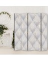 Modern room divider - Moroccan clover in grey | FEEBY