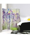 room divider - Painted flowers on white background | FEEBY