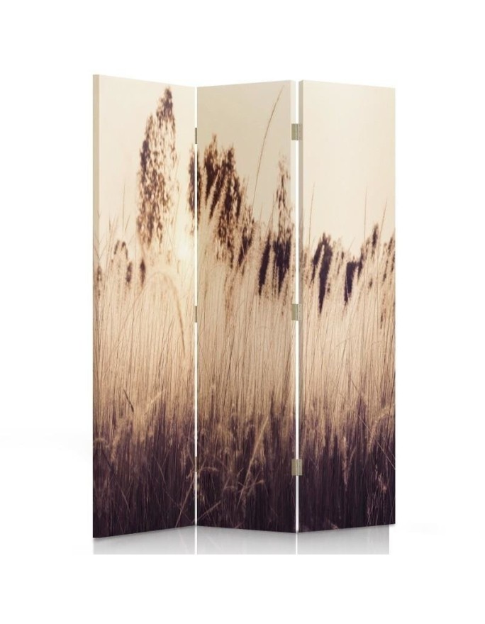 room divider - Tall grasses in sepia | FEEBY