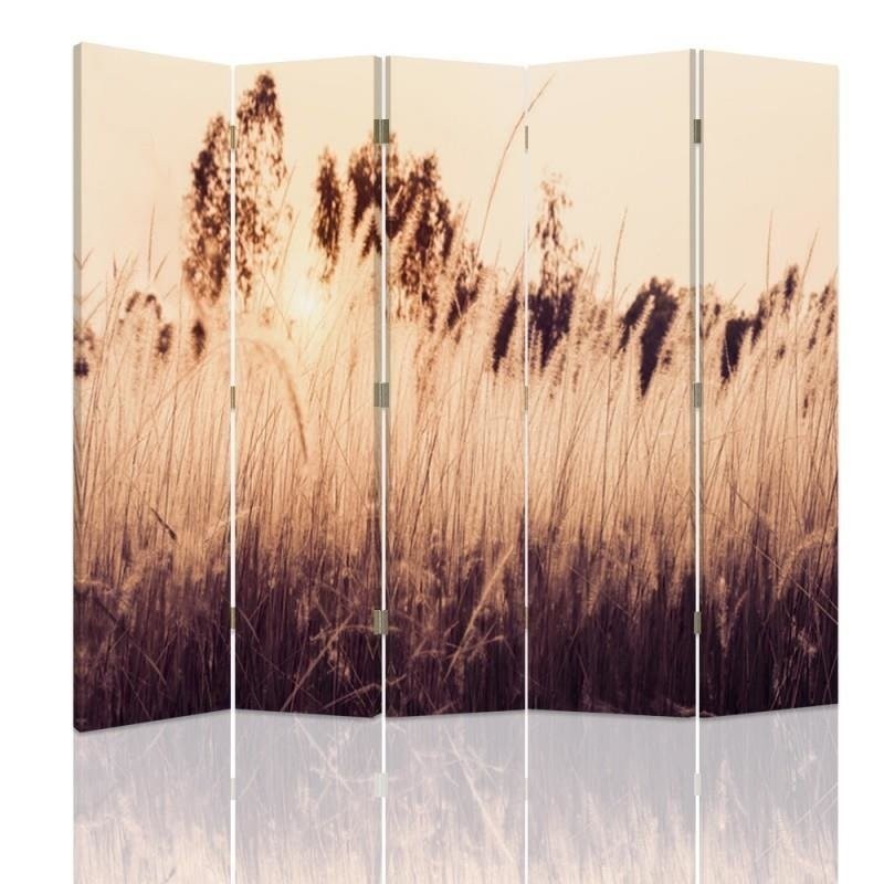 room divider - Tall grasses in sepia | FEEBY