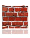Decorative room divider - Red brick wall | FEEBY
