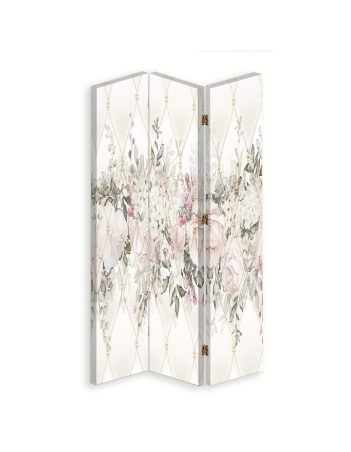 Living room divider - Pastel flowers | FEEBY