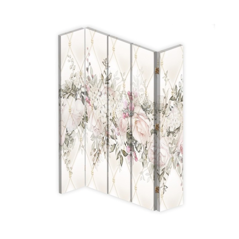 Living room divider - Pastel flowers | FEEBY