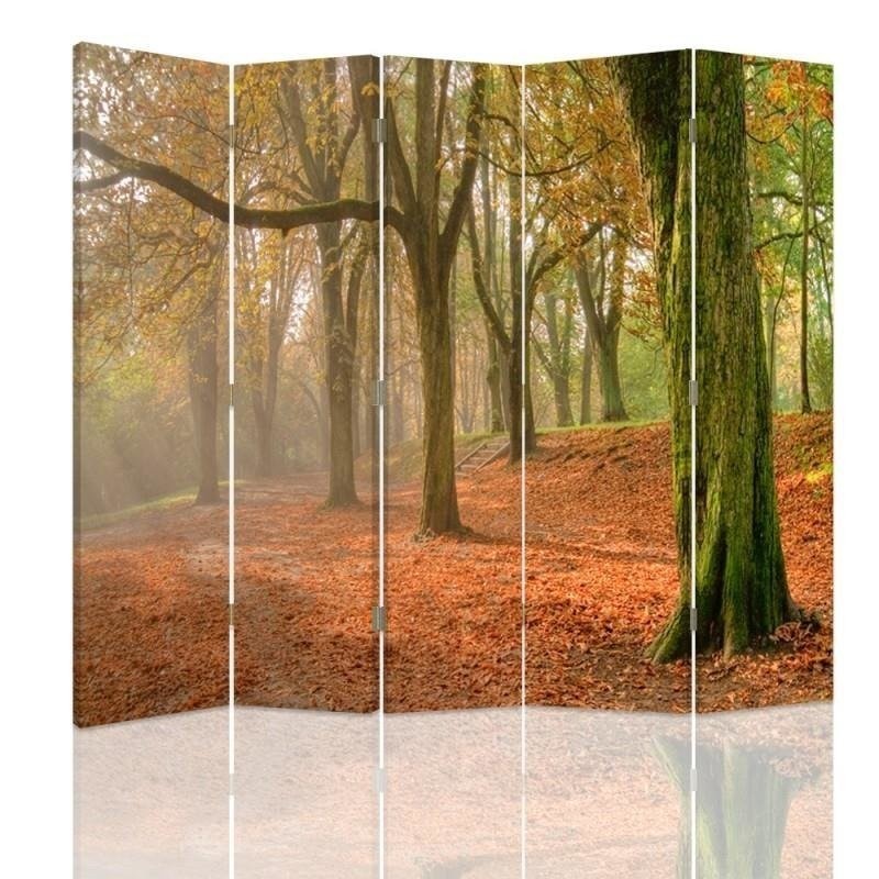 Decorative screen - Autumn in the forest | FEEBY