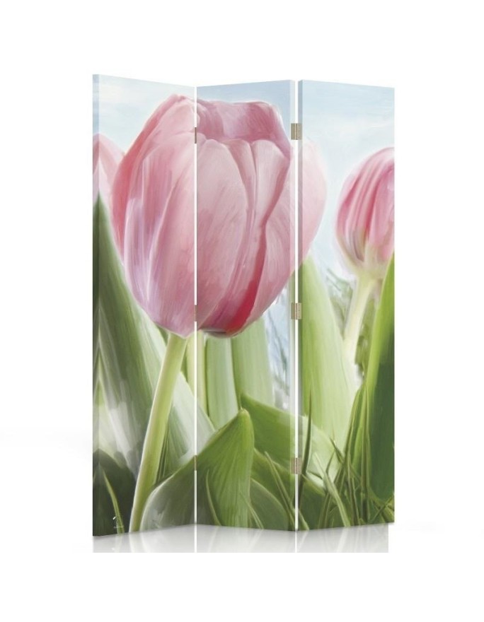 room divider - A plump pink tulip | FEEBY