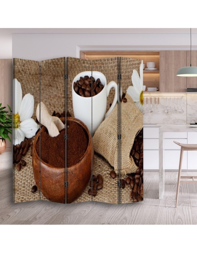 Curtain screen for the kitchen - Ground coffee | FEEBY