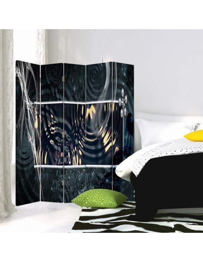 room divider - Abstraction with water circles | FEEBY