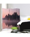 Practical folding screen - Lake in the morning | FEEBY