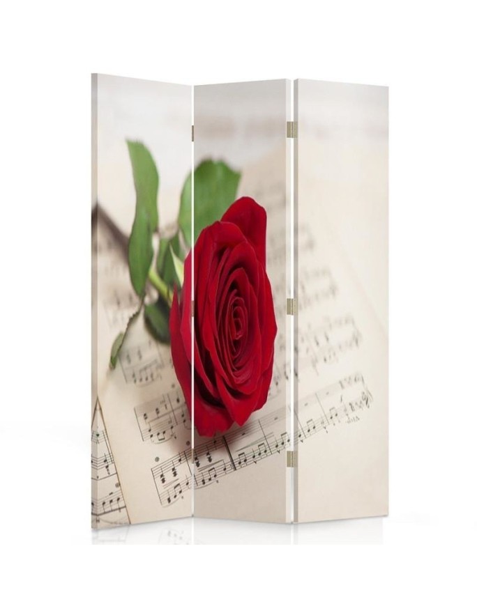 Decorative screen - Rose on notes | FEEBY