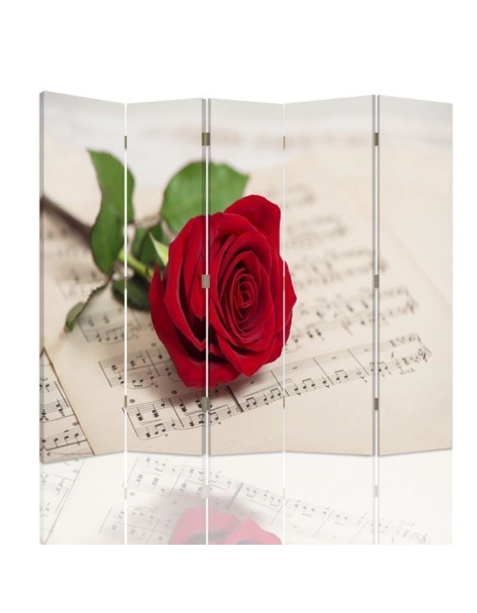 Decorative screen - Rose on notes | FEEBY