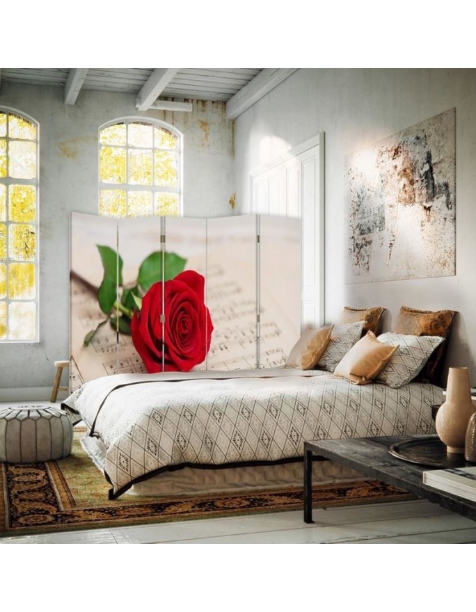 Decorative screen - Rose on notes | FEEBY