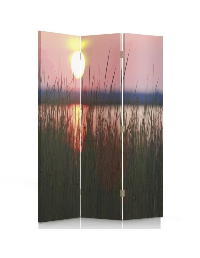 Living room divider - Sunset on the lake | FEEBY