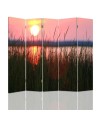 Living room divider - Sunset on the lake | FEEBY