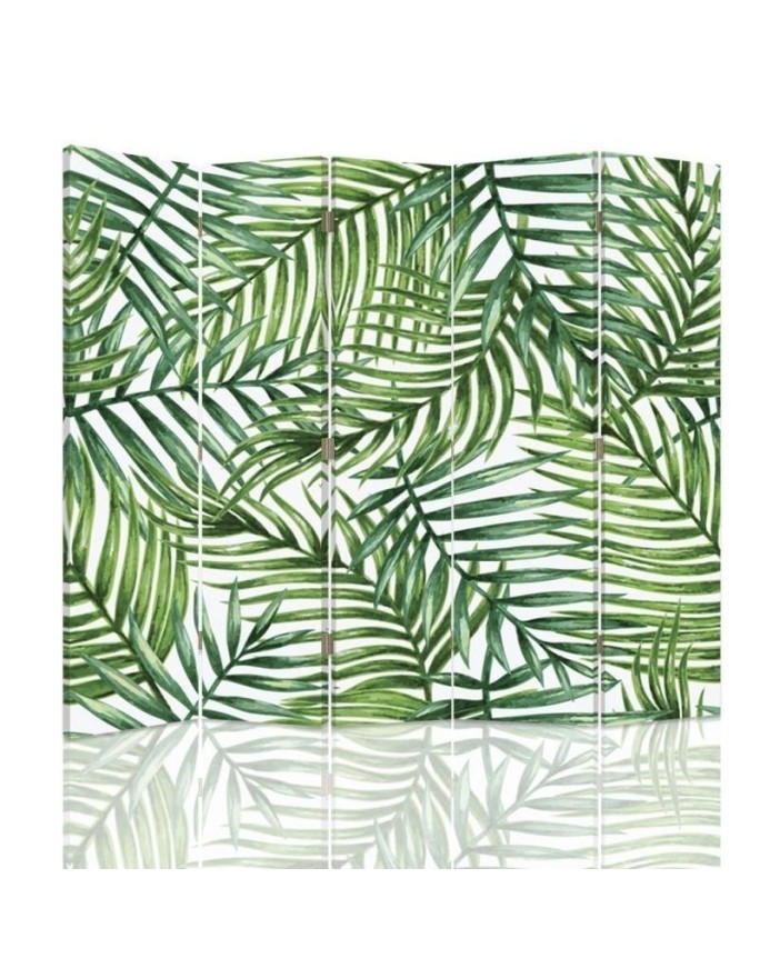 Modern living room divider - Palm leaf composition | FEEBY