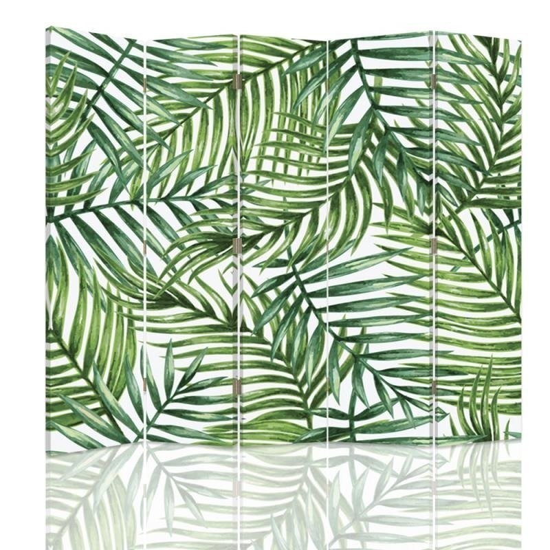 Modern living room divider - Palm leaf composition | FEEBY