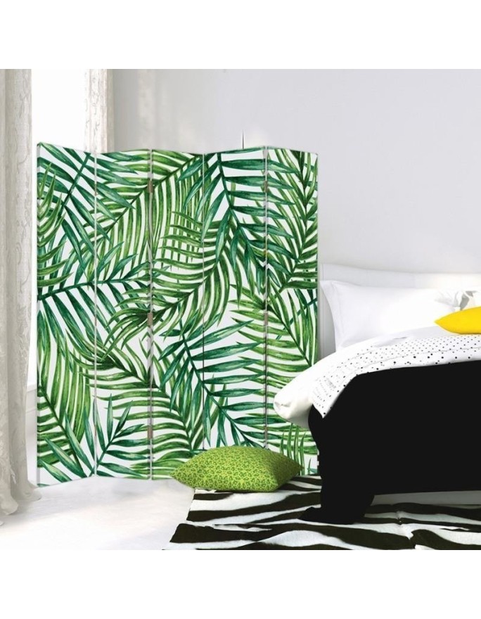 Modern living room divider - Palm leaf composition | FEEBY