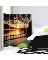 Multipart screen - Sunset on the river | FEEBY