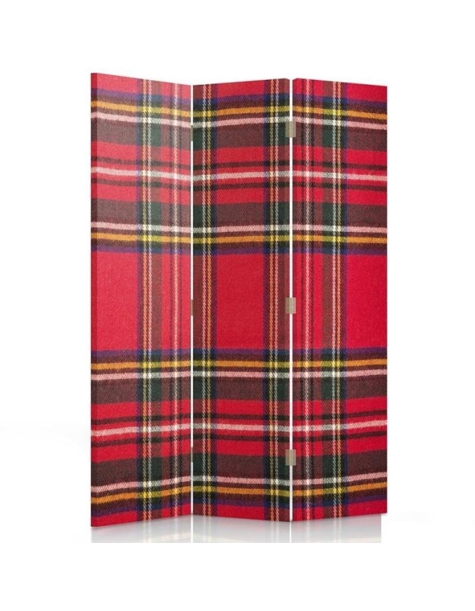 Decorative room divider - Scottish checkered | FEEBY