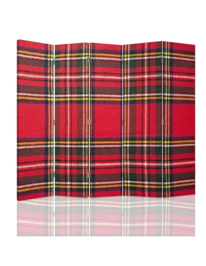 Decorative room divider - Scottish checkered | FEEBY