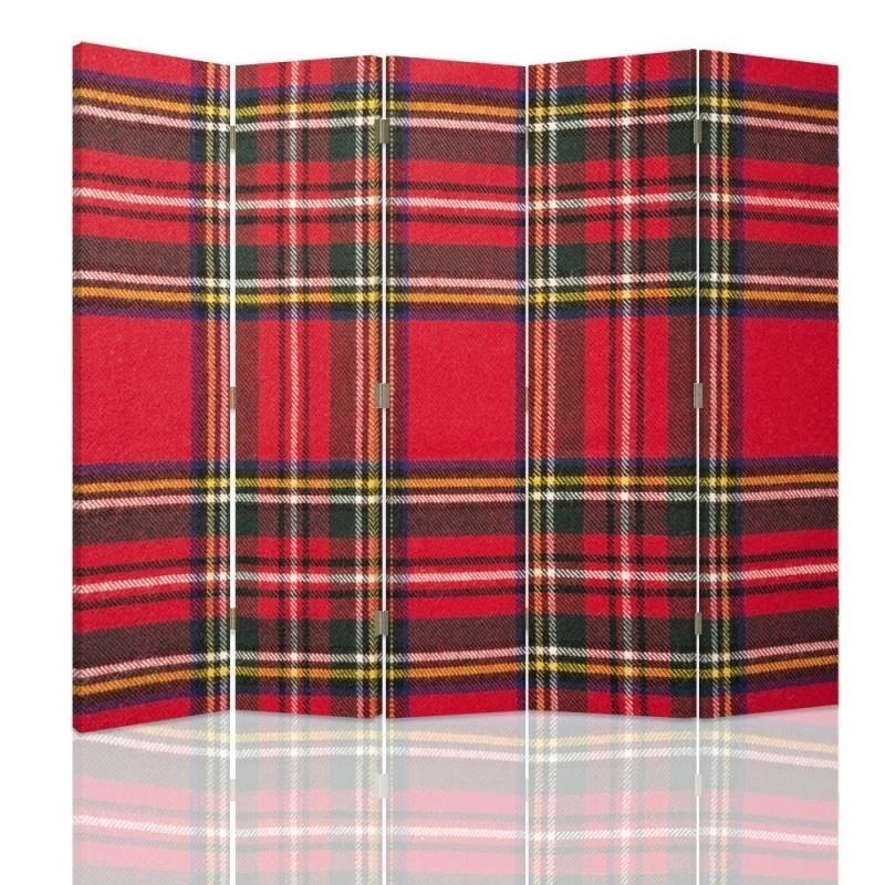 Decorative room divider - Scottish checkered | FEEBY